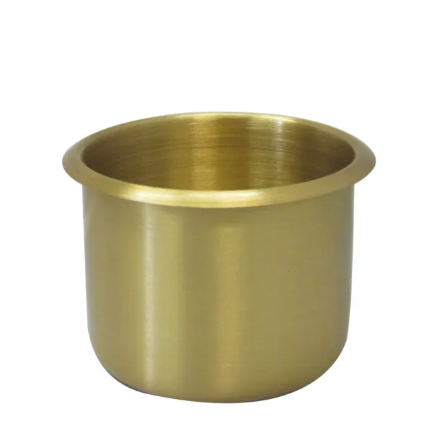 10Pcs Regular Size Poker Table Cup Holders Brass