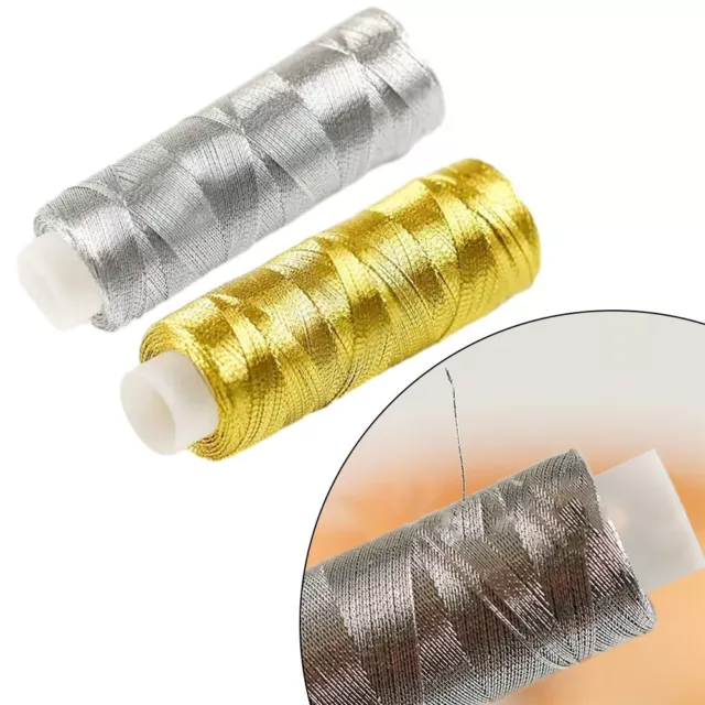 Durable and Metallic Silver and Gold Thread for All Your Sewing Projects