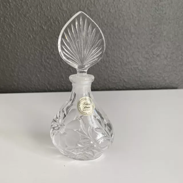 Vintage German Princess House Lead Crystal Heritage perfume bottle