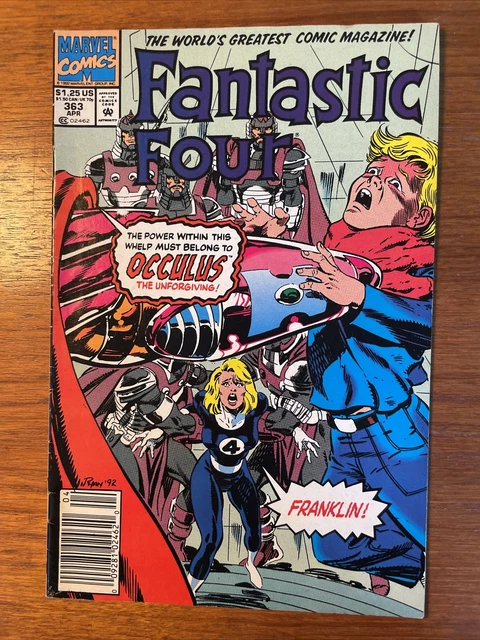 Vintage Fantastic Four Vol. 1, #363 Marvel Comics 1992 Tom DeFalco, Paul Ryan