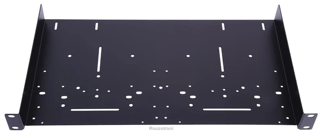 Custodia Da Rack 19” 4U PULSE RKSL-4U – In MDF 15 Mm, Rivestimento Moquette Nero, Protezioni Angolari E Maniglia Per Trasporto