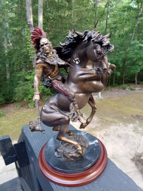 Native American  SKYCHIEF WARRIOR OF THUNDER by R.F.MURPHY  for Franklin Mint