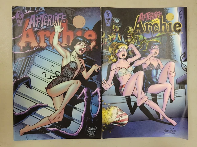 Afterlife With Archie Pepoy Variants Set 5 7 Betty Veronica Sabrina  2013*