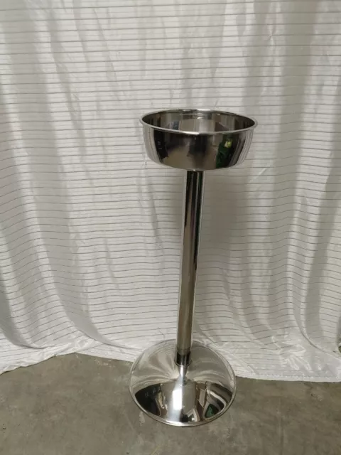 Vollrath 47611 Stainless Steel Single Bottle Vine Bucket Stand ONLY Box has wear