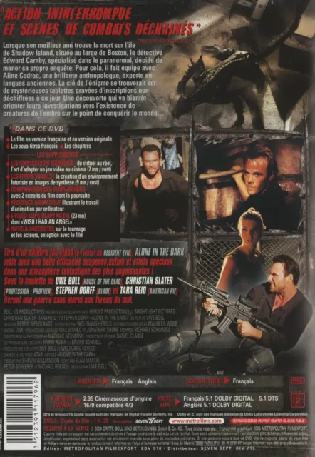 DVD - ALONE IN THE DARK - Christian Slater 2