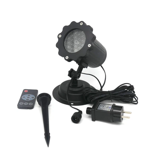 Lampe de Projecteur LED Noël Lumières Lampe Projection Télécommande Film