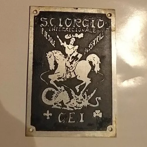 G.E.I. distintivo In Metallo SANGIORGIO INTERREGIONALE Fiesole 1968