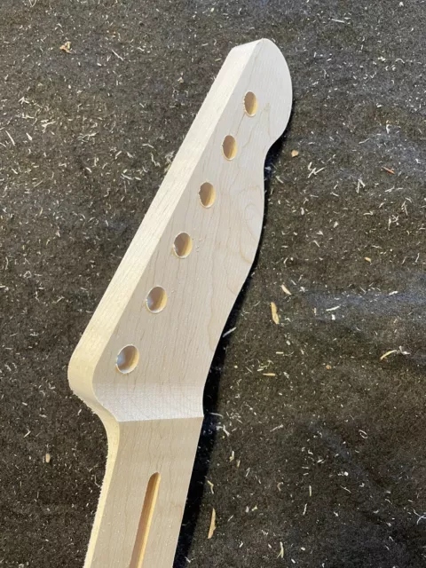 Curly Maple Tele Style Guitar Neck Blank #721 2