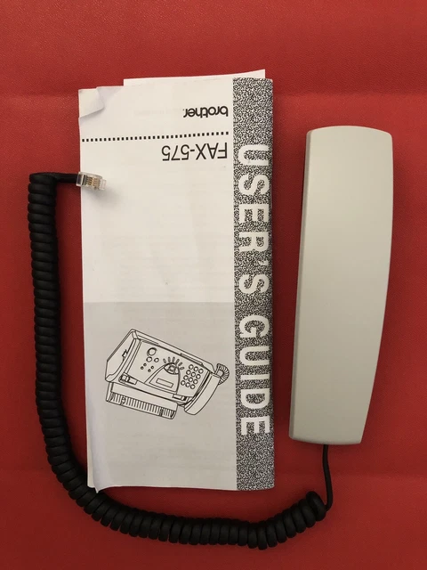 Brother Fax 575 Phone Handset and  Cord Only