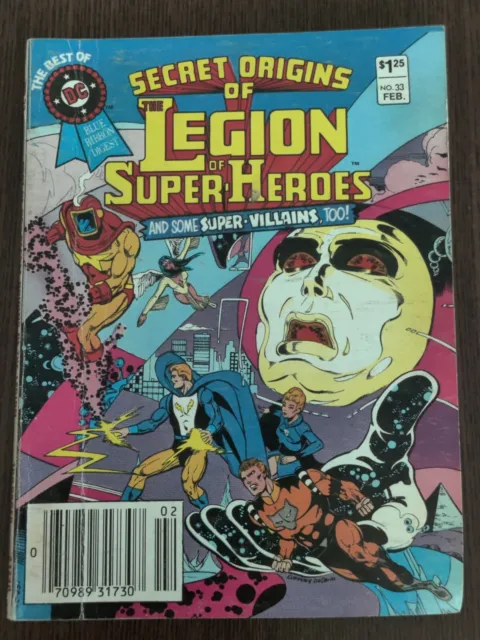 DC Comics Blue Ribbon Digest Secret Origins Of  The Legion Of Superheroes #33...