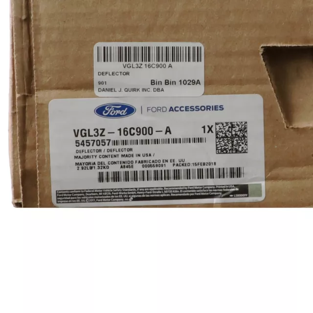 2015-2020 Ford F-150 Aeroskin Hood Protector Bug Shield Deflector Lund OEM NEW 3