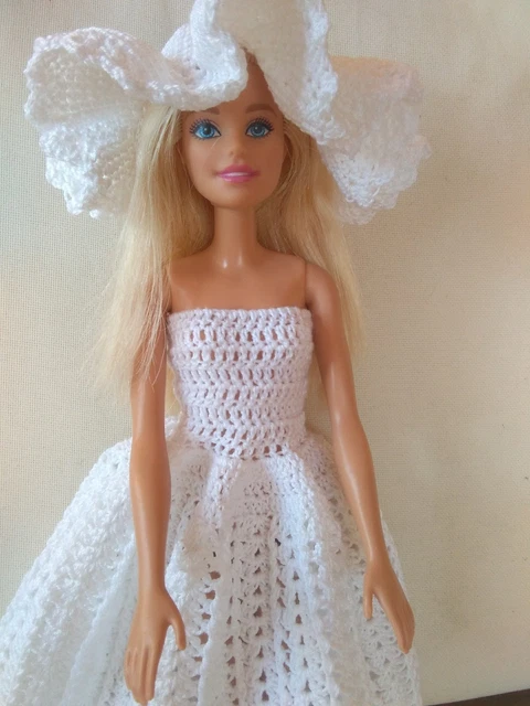 Vestito da sposa best sale barbie uncinetto