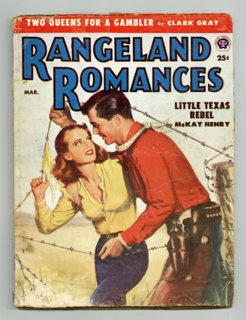 Rangeland Romances Pulp Mar 1953 Vol. 52 #2 GD/VG 3.0