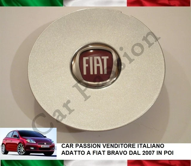 Coprimozzo Originale Fiat 500X Cromato - Ricambio Per Cerchi In Lega - Foto 3