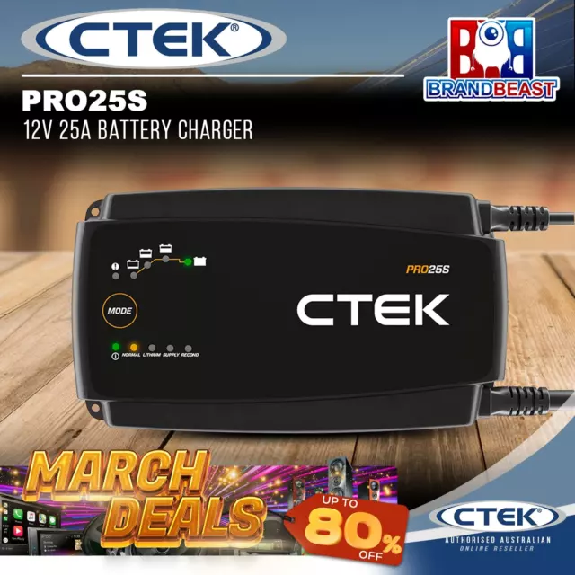 CTEK PRO25S 12V 25A Battery Charger