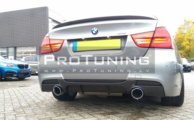 Pare-chocs Arrière M Sport Pour BMW E90 E91 - Finition Blanche ABS Mat, Prêt à Peindre