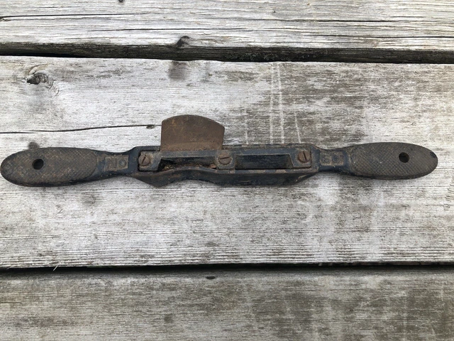 Antique Vintage Spokeshave Stanley No. 60 Combination Flat & Concave As Is