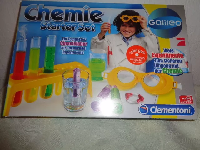 Galileo Chemie Starter Set Chemielabor Experimente  Clementoni ab 8 Jahre  OVP