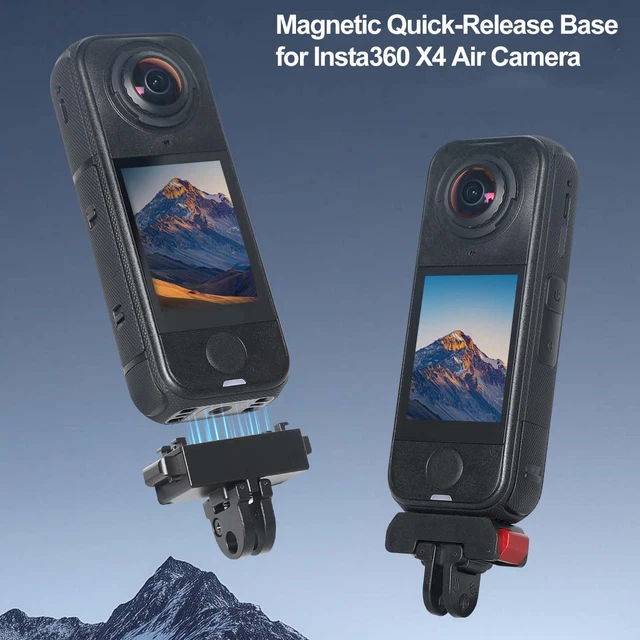 Support Adhésif Flexible Pour Caméra Sportive - Lot De 2, Compatible GoPro, DJI, Insta360, Pour Casque Ou Surfaces Courbes