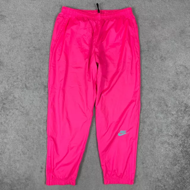 Nike Atmos Track Pant Mens XL Pink Windbreakers Softshell Sports Logo 90 Barbie