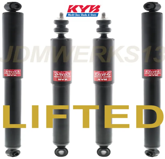 KYB 4 Performance SHOCKS 2 - 3 inches Lifted SHOCKS FORD RANGER 4WD 83 - 88 89