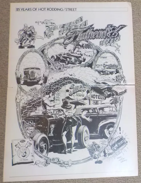 1973 - 2 Page Magazine Car Print - Honoring The FORD Flathead V-8 Engine A6