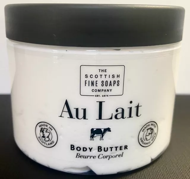 New! XL The Scottish Fine Soaps Company AU LAIT MILK Body Butter  (16.9 FL OZ)