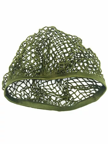 US Army M1 Army Green  Helmet Covered Cotton Camouflage Net