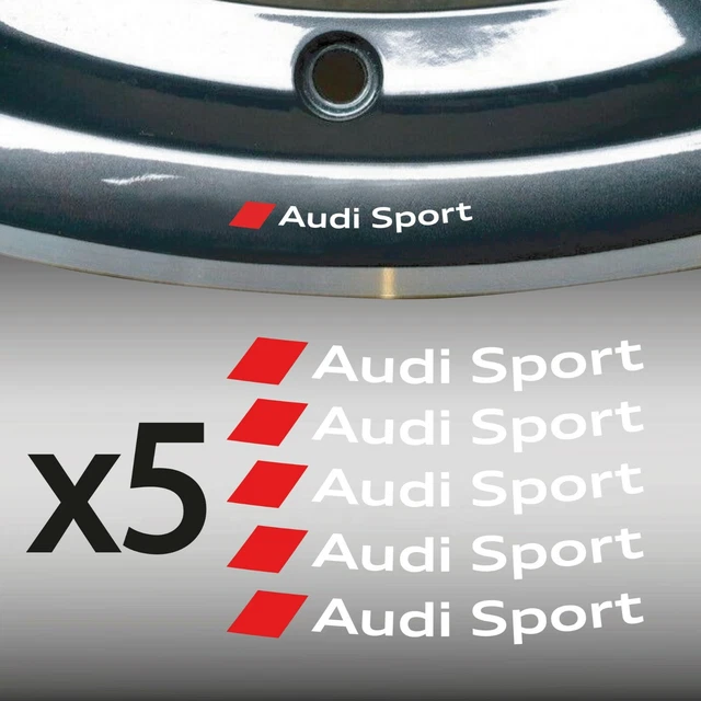 ADESIVO CERCHI In Lega Logo AUDI SPORT S LINE A3 A4 A5 TT Q3 Q5 S-line Stickers - Foto 4