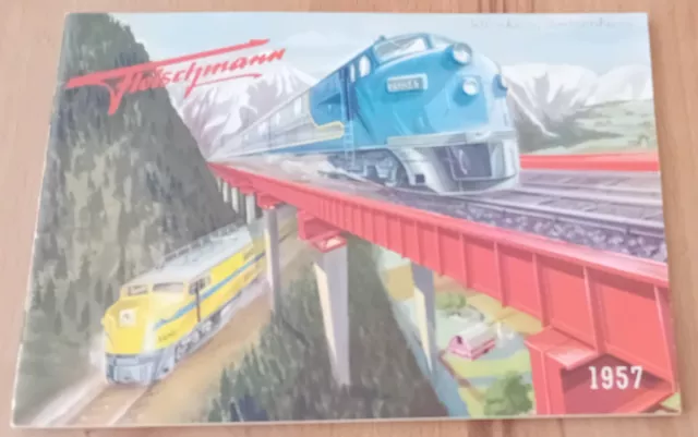 Fleischmann H0 Katalog von 1957 / Original / Prospekt /Flyer / Neuwertig/Märklin