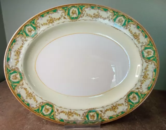 Antique 1920s, Crown Ducal Ware, Serving Platter or Plate, 25.5cm x 32cm