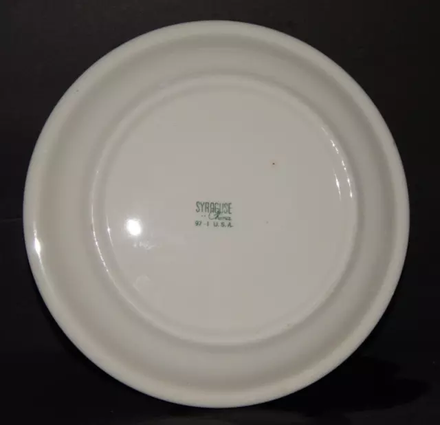 Syracuse Railroad China ~  Kansas City Southern Railway Roxbury  7 1/4 "  Plate 2
