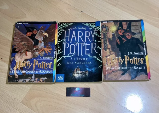 Coffret Harry Potter Folio Junior Livres #1-2-3 Français à École des  Sorciers