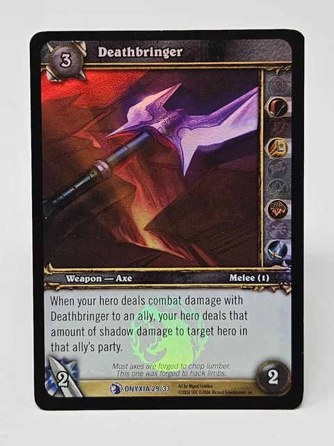World of Warcraft TCG Deathbringer (Foil) - Onyxia's Lair Treasure 29/33