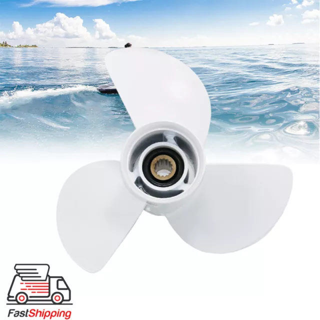 Boat Outboard Propeller 12 5/8x21 For Yamaha Engine 50-130HP 15 Tooth Aluminum