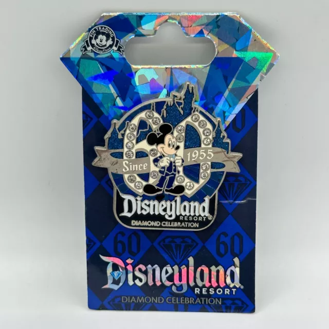 Disney Land Resort Pin 2015 60th Anniversary Since 1955 Mickey DLR