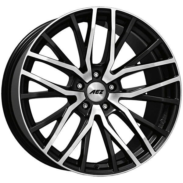 JANTES ROUES AEZ Panama dark POUR AUDI 8.5x19 5x112 GUNMETAL/POLISHED ...