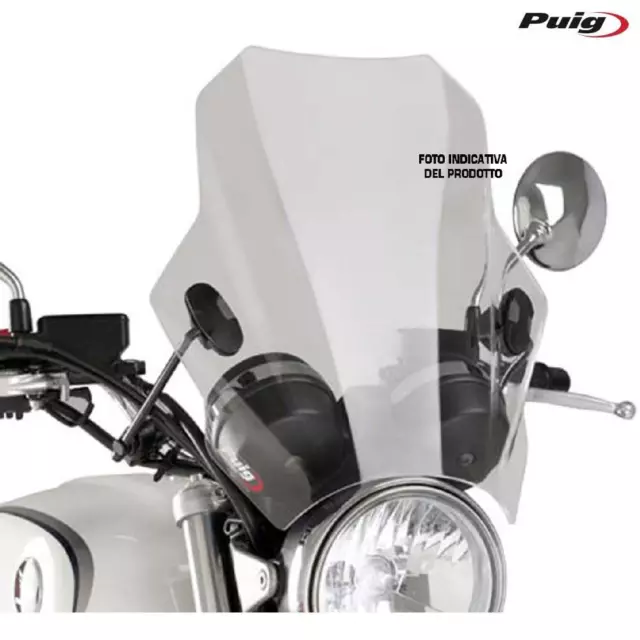 PUIG Windschutzscheibe Universal Bat Getönt Hell Für Benelli 502 502C 1982-2022