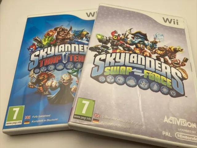 Skylander Nintendo Wii Games Skylanders Trap Team And Swap Force