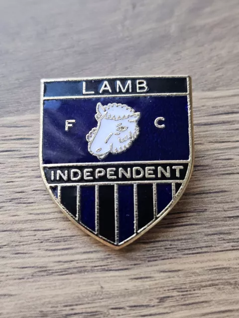 Lamb Independent F.c Non League Football Pin Badge (2)