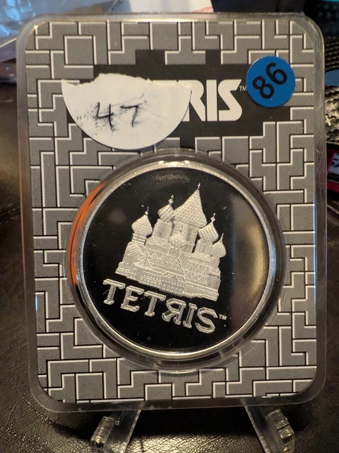 最新銀貨2021 1 オンス　Niue Tetris - St Basil&#39;s Tetris 2021 Niue 1 oz Silver $2 BU - CV Coins & Collectables