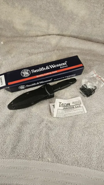 Smith & Wesson HRT Military Boot Knife w/ Sheath SWHRT3, New, Open Box