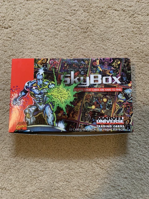 1993 Marvel Universe Series 4 Trading Cards EMPTY DISPLAY BOX - SkyBox
