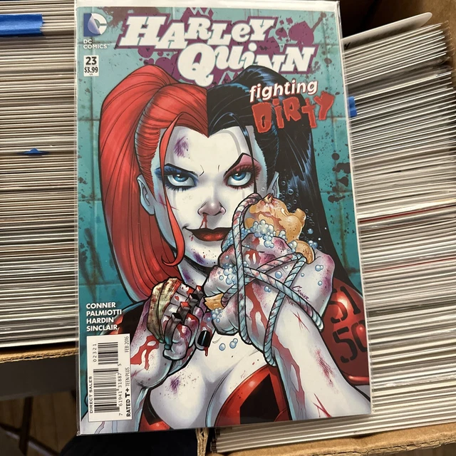 Harley Quinn # 23 2016 1:25 Amanda Conner Fight Dirty Variant Palmiotti  Nm