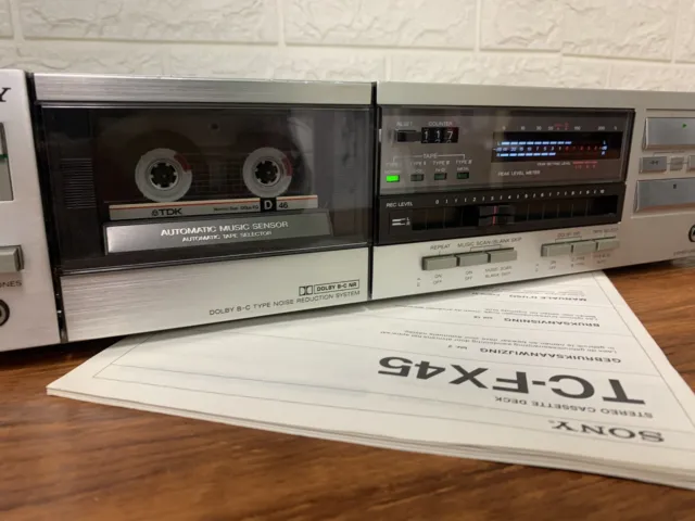 Sony TC-FX45 Registratore di cassette stereo + manuale ( da cambiare cinghie )