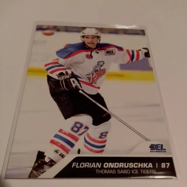 DEL Trading Card ICE Tigers Nürnberg 2009/10 Florian Ondruschka #87