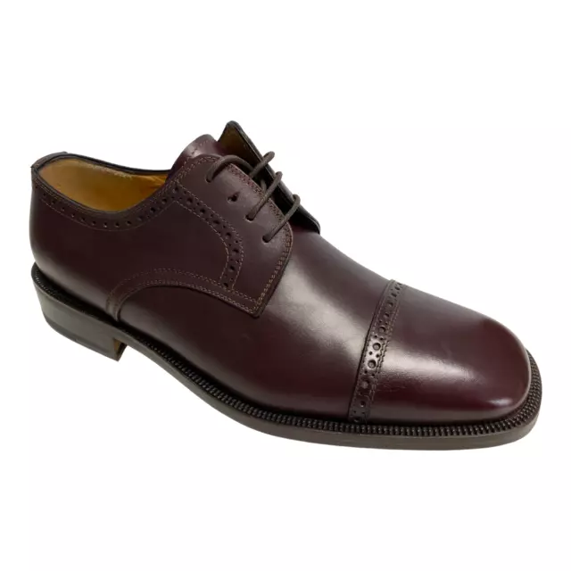 SCARPE CASUAL DERBY Uomo Calpierre Karill 1444 K Pelle Bordo