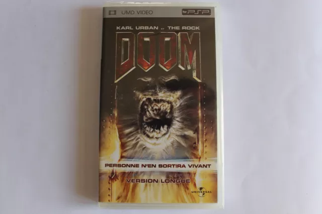 SONY PSP (FR) - UMD Vidéo DOOM (version longue) / Neuf sous blister officiel.