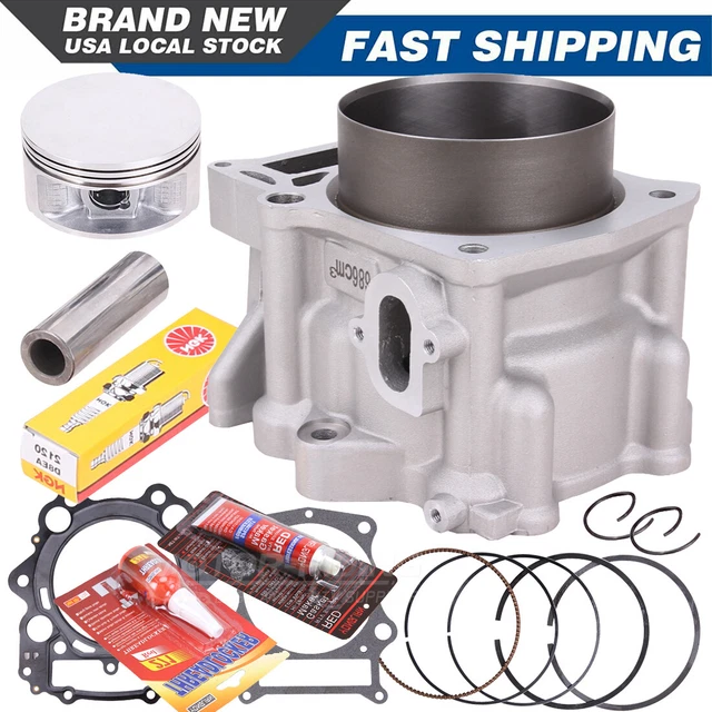 FOR YAMAHA GRIZZLY 660 YFM Top End Cylinder Piston Gasket Rebuild Kit