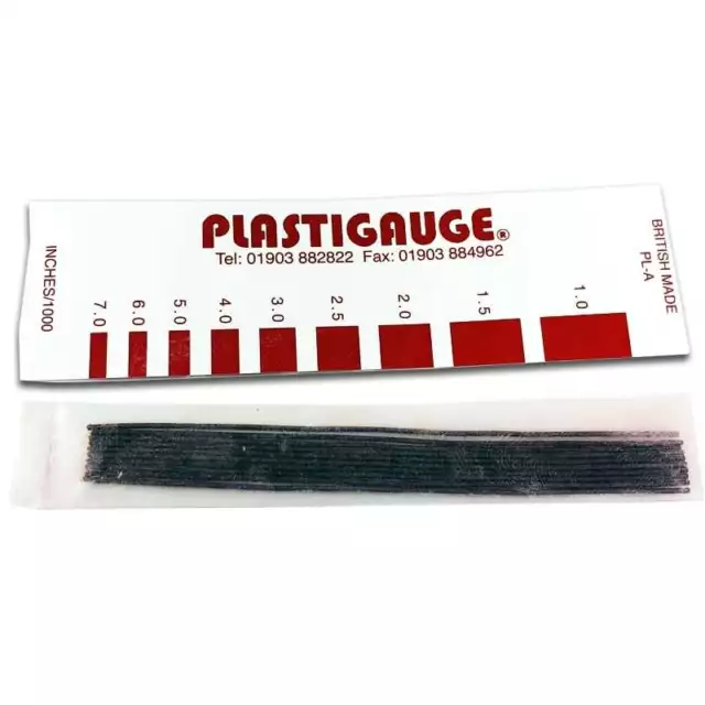 Plastigauge precision clearance gauges